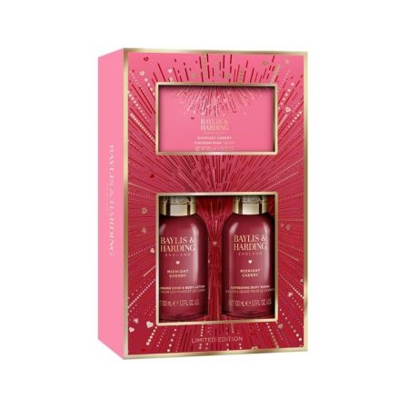 Baylis & Harding darčeková sada starostlivosti o telo Midnight Cherry Trio, 3 ks