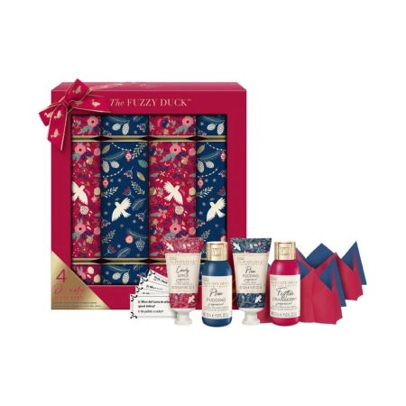 Baylis & Harding darčeková sada starostlivosti o telo Fuzzy Duck Winter Wonderland Crackers, 4 ks