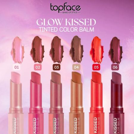 TOPFACE tónovací balzam na pery Tinted Glow Kissed, 2,5g