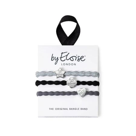 ByEloise gumičky do vlasov, Set Stylish Silver