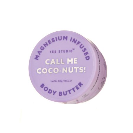 Yes Studio šľahané telové maslo s magnéziom a vôňou kokosu, Call Me Coco-Nuts, 400g