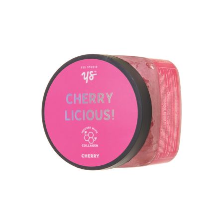 Yes Studio šľahaný telový peeling s kolagénom a vôňou čerešní, Cherry Licious, 400g