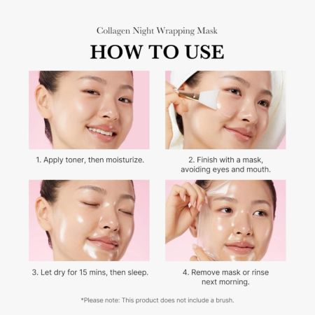 Medicube zlupovacia nočná pleťová maska ​​s kolagénom, Collagen Night Wrapping Mask, 75ml