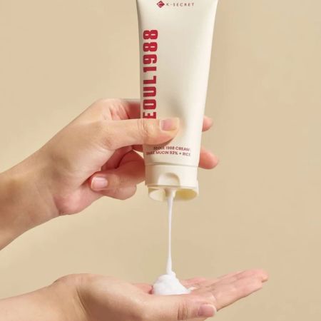 KSECRET regeneračný pleťový krém Snail Mucin 93% + Rice, 100ml