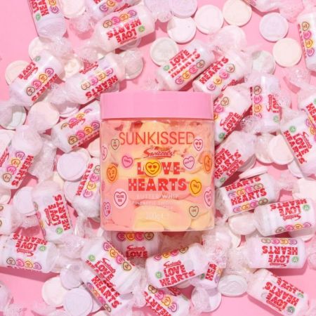 Sunkissed šľahané telové maslo Love Hearts Butter Whip, Pineapple Smoothie, 200g