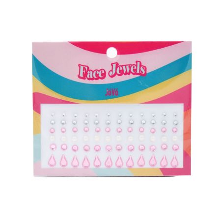 JöVő nalepovacie kamienky na tvár Face Jewels, Pink