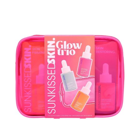 Sunkissed darčeková sada pleťových sér v kozmetickej taštičke