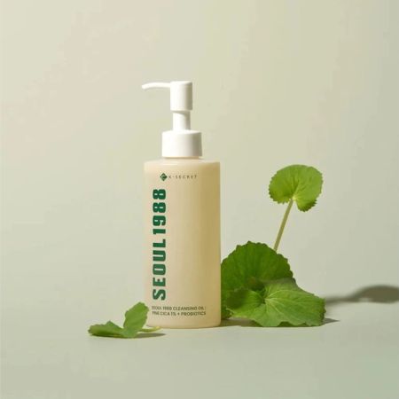 K-Secret čistiaci pleťový olej, Seoul 1988 Cleansing Oil: Pine Cica 1% + Probiotics, 200ml