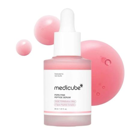 Medicube pleťové sérum s polynukleotidmi a peptidmi, PDRN Pink Peptide Serum, 30ml