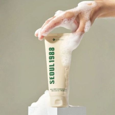 K-Secret čistiaca pleťová pena, Seoul 1988 Cleansing Foam: Pine Cica 1% + Probiotics, 150ml