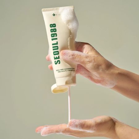 K-Secret čistiaca pleťová pena, Seoul 1988 Cleansing Foam: Pine Cica 1% + Probiotics, 150ml