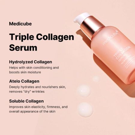 Medicube obnovujúci pleťové sérum s kolagénom, Triple Collagen Serum 4.0, 55ml