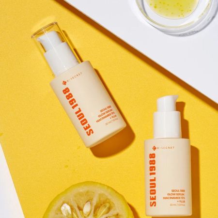 K-Secret rozjasňujúce pleťové sérum, Seoul 1988 Glow Serum: Niacinamide 15% + Yuja, 30 ml