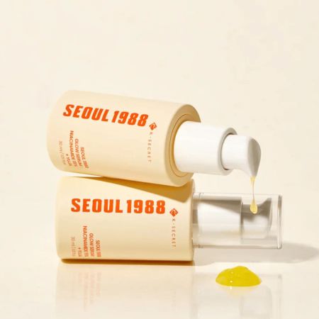 K-Secret rozjasňujúce pleťové sérum, Seoul 1988 Glow Serum: Niacinamide 15% + Yuja, 30 ml