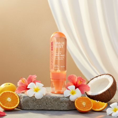 Sunkissed voňavá mlha do vlasov a na telo s Biotinom a niacinamidom, Maui Mist Tropical Kis