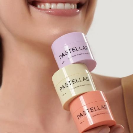 Pastel Cosmetics Lab sada vyživujúce masky na pery,Pastel Lab Mini Lip Mask Peach + Vanilla + Blueberry, 3*3,5g