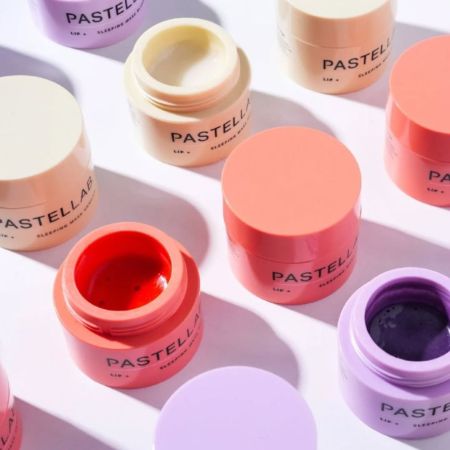 Pastel Cosmetics Lab sada vyživujúce masky na pery,Pastel Lab Mini Lip Mask Peach + Vanilla + Blueberry, 3*3,5g