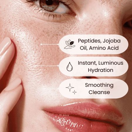 Face Facts vyživujúce mliečne pleťové tonikum s peptidmi, Peptide - Glow Milk Toner, 145ml
