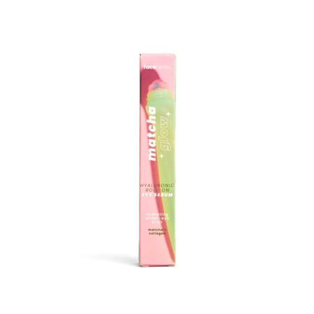 Face Facts sérum na kruhy pod očami v roll-on s kyselinou hyaluronovou , Matcha Glow - Hyaluronic Roll-on Eye Serum, 15ml