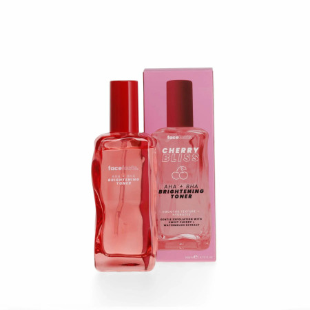 Face Facts rozjasňujúce hydratačné pleťové tonikum, Cherry Bliss - AHA & BHA Brightening Toner, 140ml