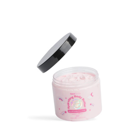 Face Facts jemné hydratačné telové maslo s vôňou marshmallow, Sweet Skin - Marshmallow Body Butter, 400ml