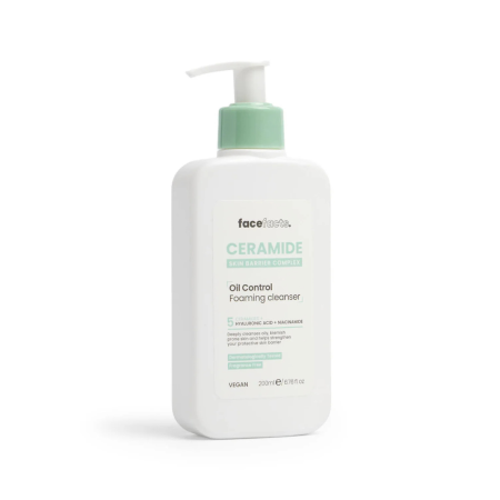 Face Facts penový čistiaci gel s ceramidmi na regulaciu mazu, Ceramide - Oil Control Foaming Cleanser, 200ml