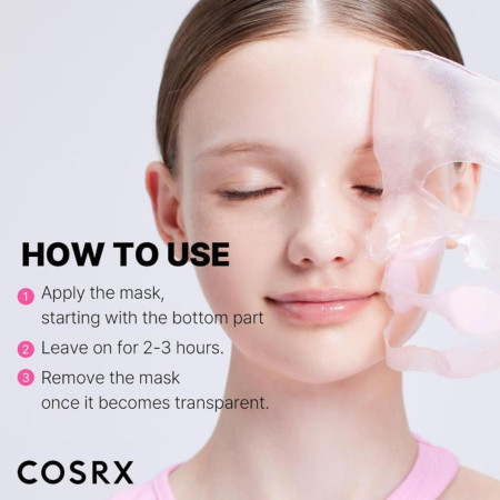 COSRX hydrogélová pleťová maska s peptidmi a kolagénom, Peptide Collagen Glow Hydrogel Mask, 1ks