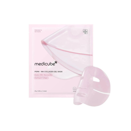 Medicube hydratačná regeneračná gélová pleťová maska, PDRN Pink Collagen Gel Mask, 1ks