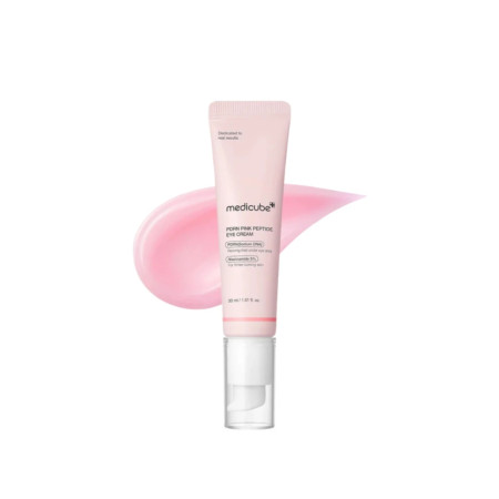 Medicube intenzívny očný krém proti vráskam, opuchom a tmavým kruhom pod očami, PDRN Pink Peptide Eye Cream, 30ml