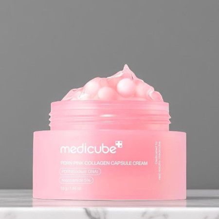 Medicube regeneračný krém s PDRN a kolagenovými kapslami, PDRN Pink Collagen Capsule Cream, 55g