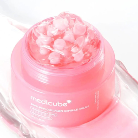 Medicube regeneračný krém s PDRN a kolagenovými kapslami, PDRN Pink Collagen Capsule Cream, 55g