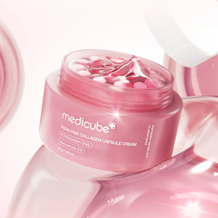 Medicube regeneračný krém s PDRN a kolagenovými kapslami, PDRN Pink Collagen Capsule Cream, 55g