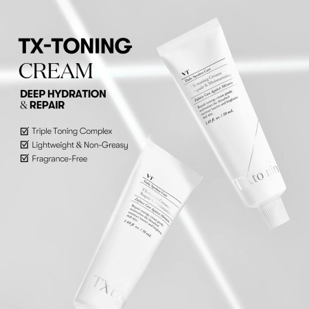 VT Cosmetics rozjasňujúci pleťový krém s kyselinou tranexamovou, TX-Toning Cream, 50ml