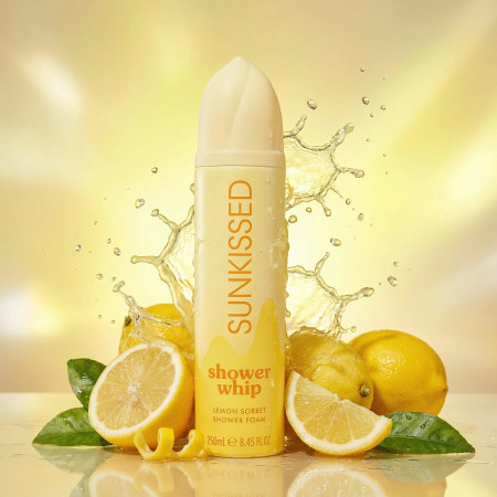 Sunkissed šľahačková sprchová pena Shower Whip Lemon Sorbet, 250ml
