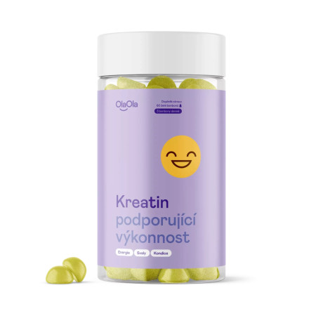 OlaOla kreatín podporujúci výkonnosť, 60 želé cukríkov