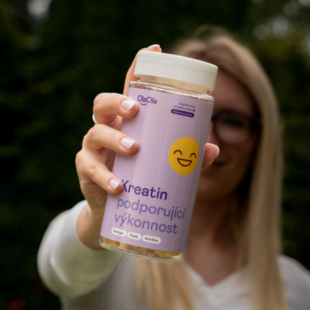 OlaOla kreatín podporujúci výkonnosť, 60 želé cukríkov