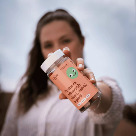 OlaOla podpora zdravých vlasov, nehtov a pleti, 60 želé cukríkov