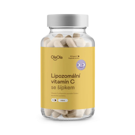OlaOla lipozomálny vitamin C so šípkou, 60 kapsúl