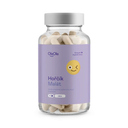 OlaOla horčík malát podporujúci energiu, Malate Magnesium Energie, 90 kapuslí