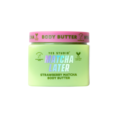 Yes Studio šľahané telové maslo, Strawberry Matcha, 400g