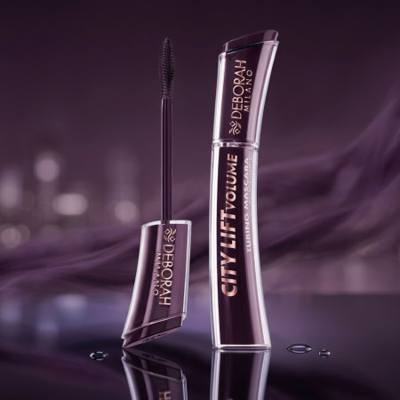 Deborah Milano tubing špirála, City Lift Tubing Mascara - Volume & Lift, Burgundy, 11ml