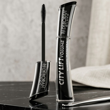 Deborah Milano tubing špirála, City Lift Tubing Mascara - Volume & Lift, Black, 11ml