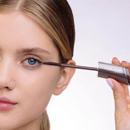 Deborah Milano tubing špirála, City Lift Tubing Mascara - Volume & Lift, Brown, 11ml