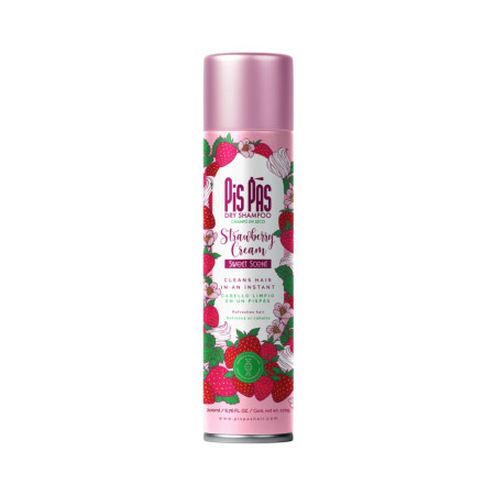 Pis Pas suchý šampón na vlasy, Strawberry Cream, 200ml