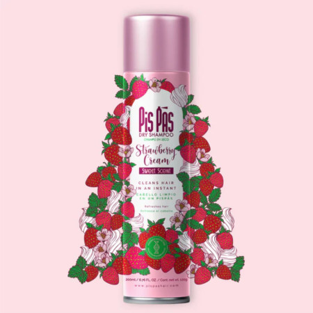 Pis Pas suchý šampón na vlasy, Strawberry Cream, 200ml