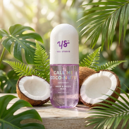 Yes Studio voňavá hmla na telo a vlasy Coconut, 100ml