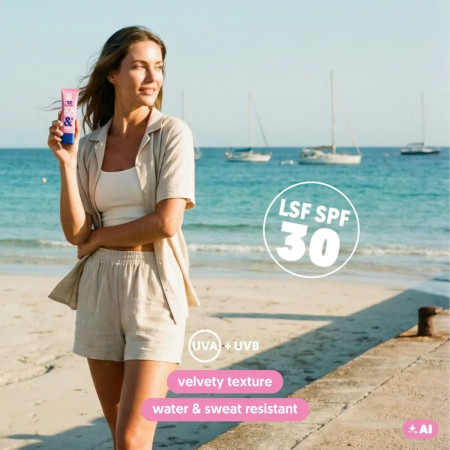 AN&D transparentný ochranný pleťový balzám, Invisible Sun Balm SPF30, 50ml