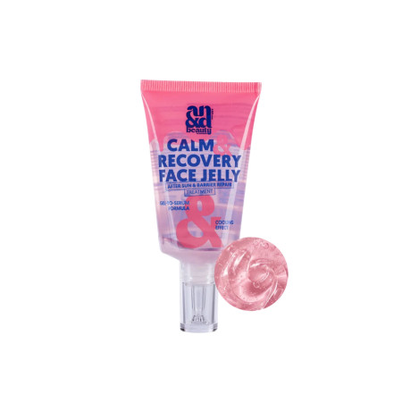 AN&D regeneračná ukľudňujúca gélová jelly emulzia po opaľovaní, Calm & Recover Face Jelly, 
