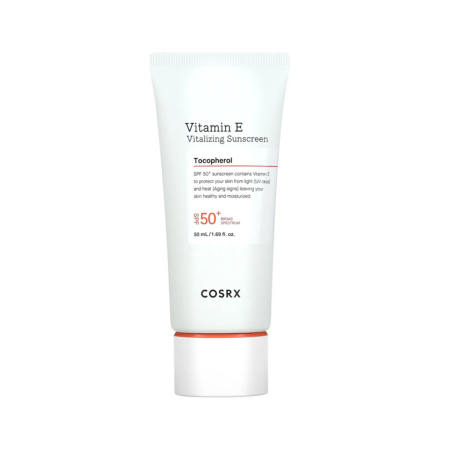 COSRX ochranný pletový krém SPF 50 PA+, Vitamin E Vitalizing Sunscreen, 50ml