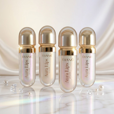 Riano holografický lesk na pery Aura Lips, 7 ml